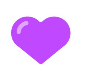 معنی قلب بنفش در استیکر ها چیست؟ 💜 یعنی چه؟