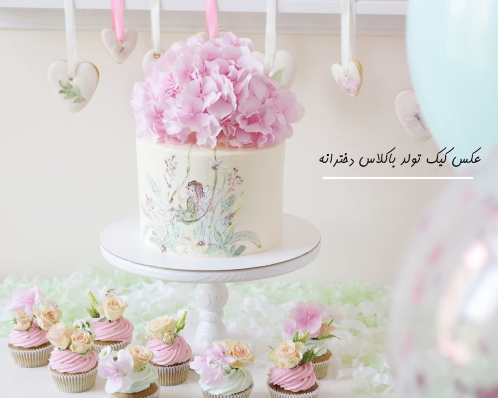 عکس کیک تولد باکلاس دخترانه | مجموعه دیدنی از عکس کیک تولد شیک و باکلاس دخترانه