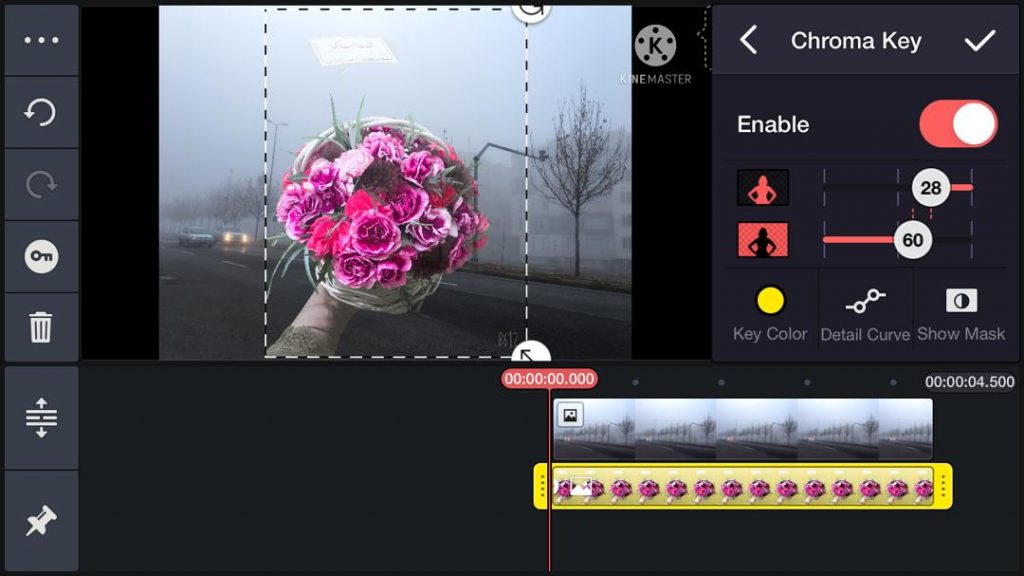 آموزش تغییر پس زمینه فیلم با کاین مستر (kinemaster) مرحله به مرحله با عکس