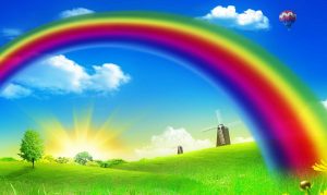 شعر کودکانه درباره رنگین کمان