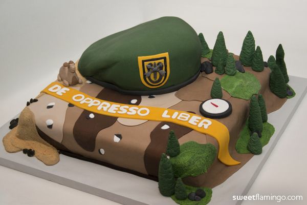 مدل کیک جشم پایان خدمت سربازی سپاه