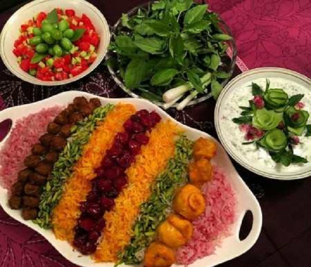 طرز تهیه آلبالو پلو با آلبالوی تازه