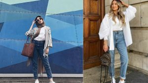 مدل مانتو مناسب با شلوار مام استایل | عکس مانتو با شلوار مام استایل