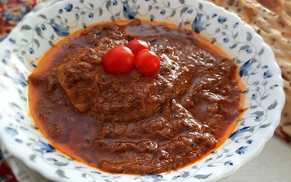 خورشت شش‌انداز بادمجان