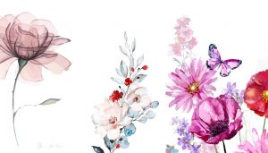 والپیپر هنری گل برای گوشی با کیفیت با طرح های گرافیکی زیبا