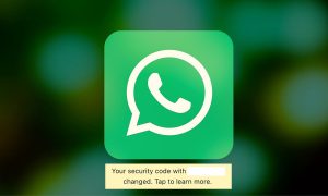 معنی your security code changed در واتساپ