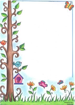 نقاشی حاشیه کاغذ زیبا