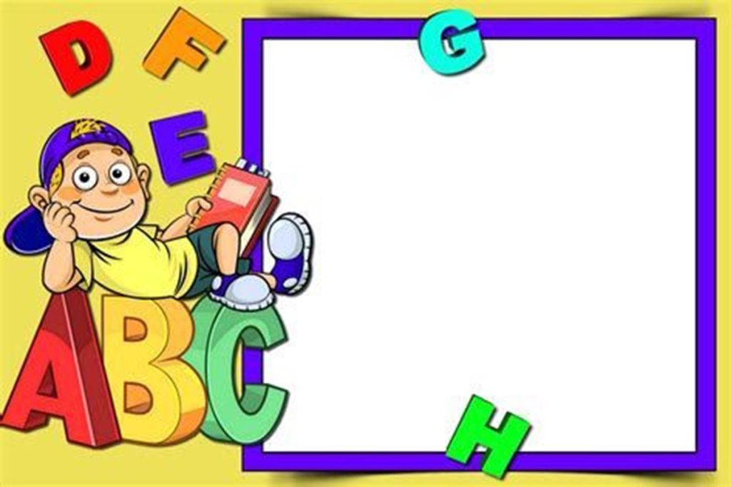 نقاشی حاشیه کاغذ کودکانه | نقاشی برای حاشیه کاغذ