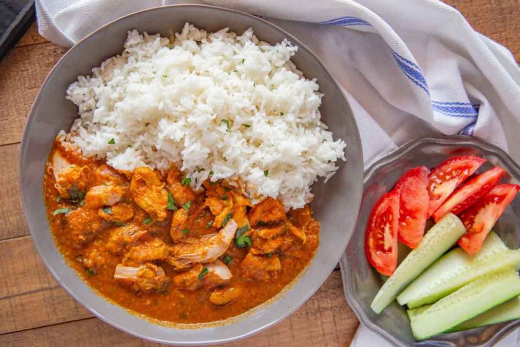 طرز تهیه خورش مرغ کاری هندی