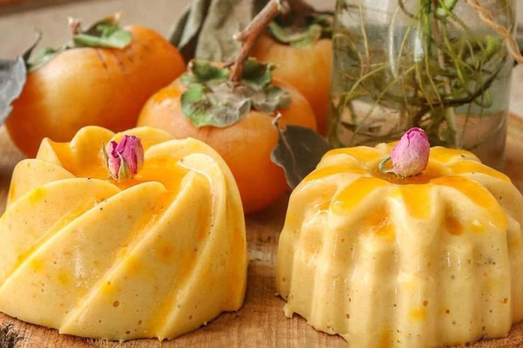 طرز تهیه پاناکوتا خرمالو خوشمزه قالبی