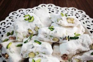 طرز تهیه گز خانگی ساده بدون گلوکز خوشمزه و فوری