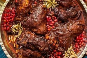طرز تهیه مرغ ترش شمالی بدون سبزی محلی