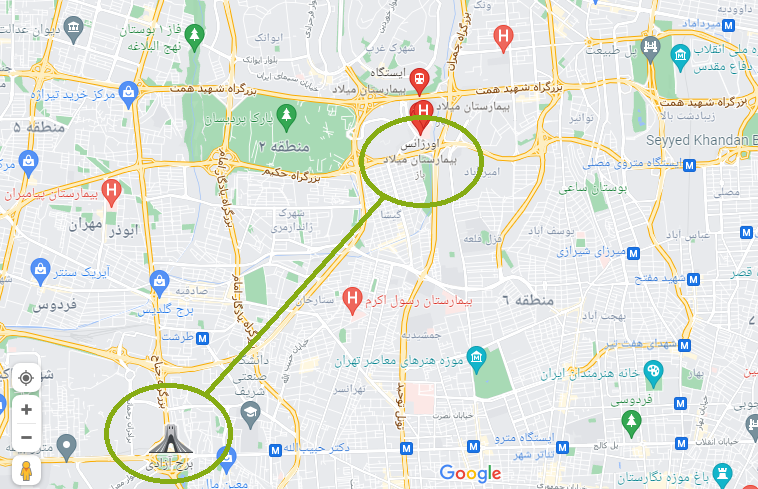چطور از آزادی برم بیمارستان میلاد؟