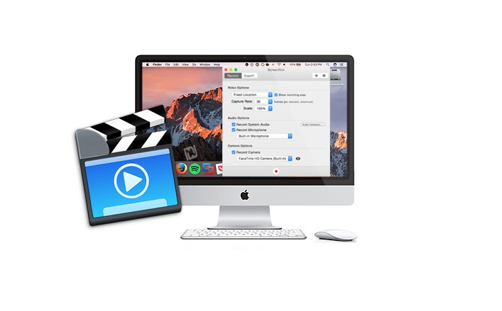 نرم افزار ضبط صفحه نمایش کامپیوتر با صدا برای مک Screenflick