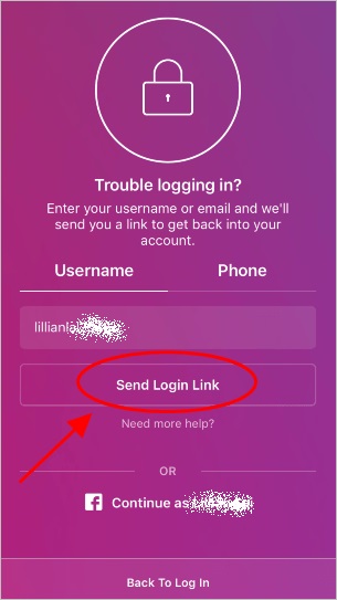 آموزش بازیابی رمز اینستاگرام از ایمیل
