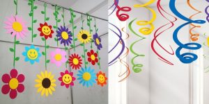 کاردستی دهه فجر با کاغذ رنگی برای کودکان (کاردستی تزیین دهه فجر)