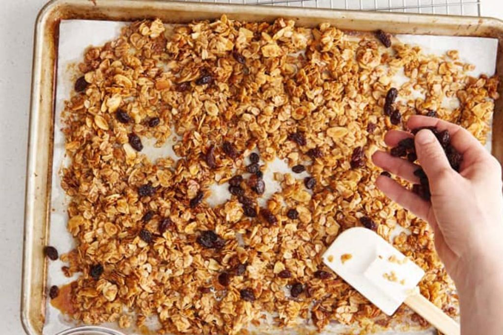 طرز تهیه گرانولا ساده رژیمی خانگی بسیار خوشمزه