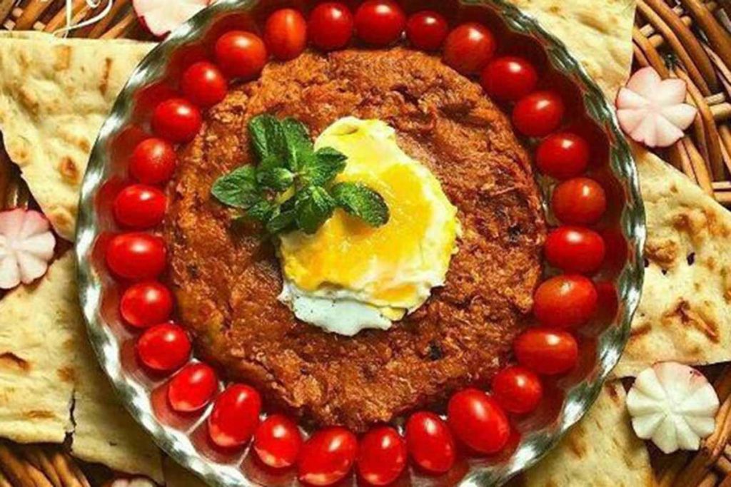 طرز تهیه میرزا قاسمی رشتی ساده مجلسی و خوشمزه