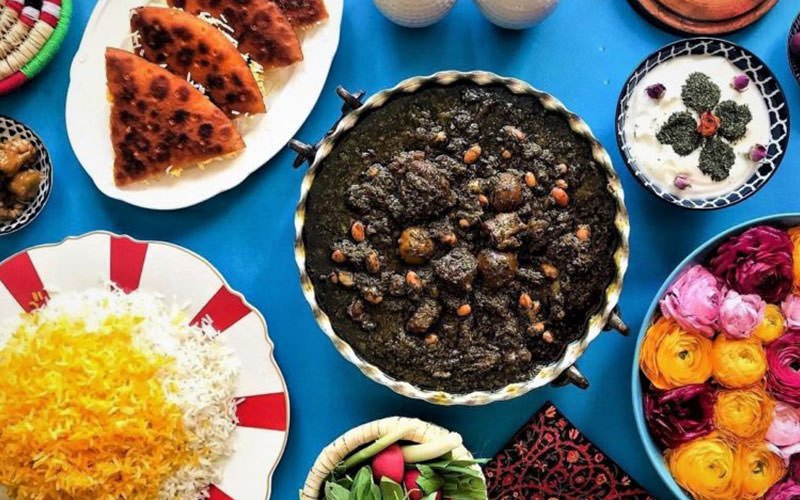 غذای شب عید: قورمه سبزی