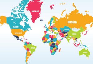 مساحت کشورهای جهان به ترتیب از بزرگترین