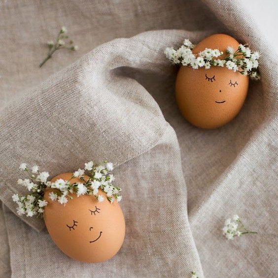 کاردستی با تخمه مرغ برای عید