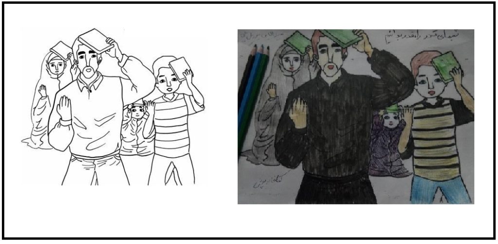 نقاشی شب قدر؛ آسان برای کودکان