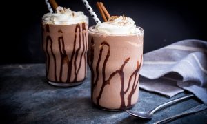 طرز تهیه میلک شیک شکلاتی (ساده، با بستنی و موز) + فیلم