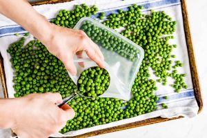 آموزش فریز کردن نخود فرنگی بدون تغییر مزه و خرابی