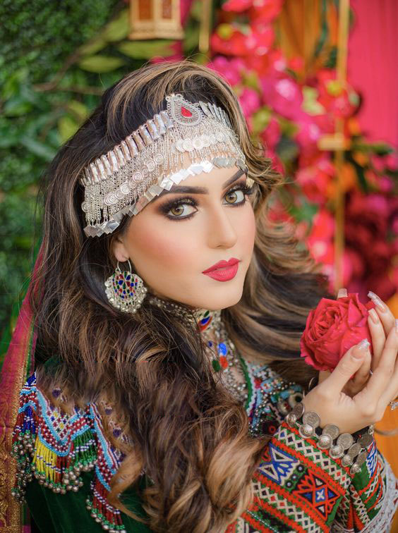میکاپ عروس افغان