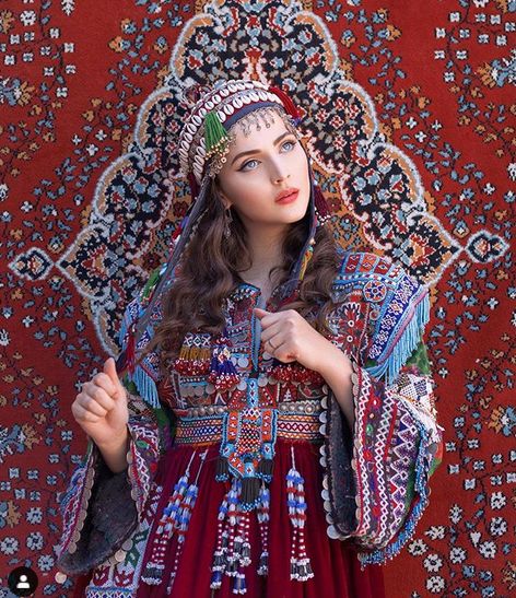 مدل عروس افغان