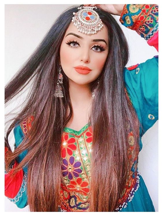 مدل آرایش عروس افغانی