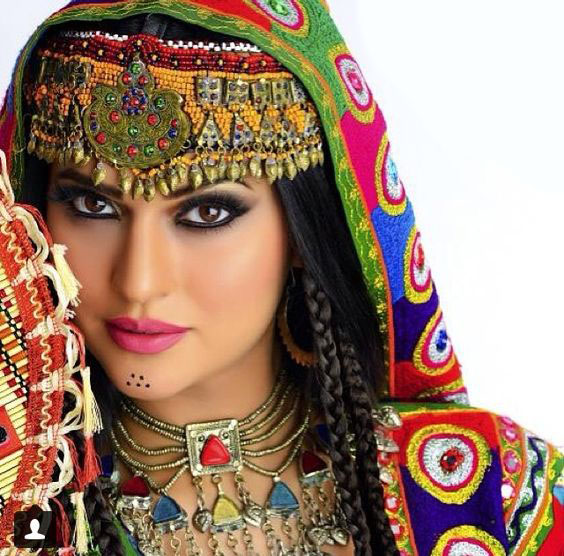 مدل آرایش عروس افغانی