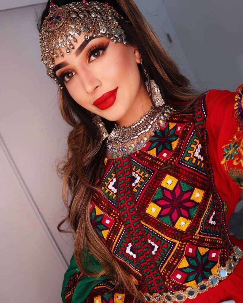 میکاپ عروس افغان