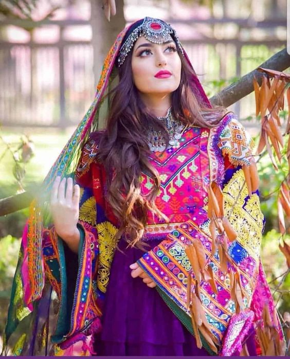 مدل آرایش عروس افغان