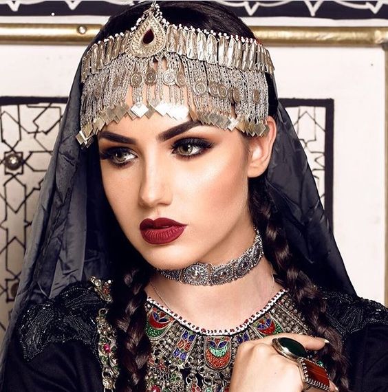 مدل آرایش عروس افغان