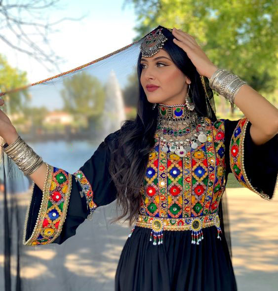 آرایش عروس افغان