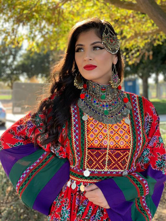 مدل آرایش عروس افغانی