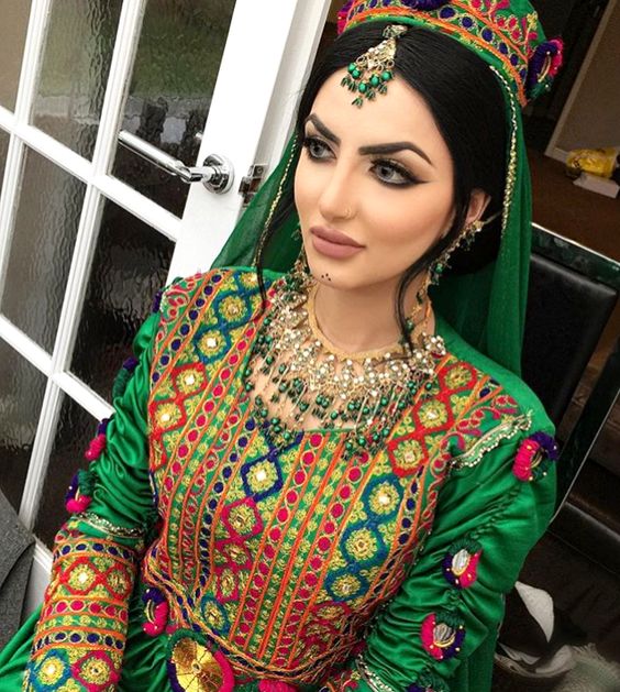آرایش عروس افغانی