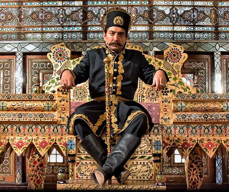 عکس ناصرالدین شاه قاجار در فیلم جیران