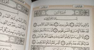 متن کامل سوره تین بدون ترجمه و با ترجمه + pdf با فونت درشت