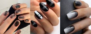 مدل ناخن برای محرم 1401 (جدیدترین طراحی ناخن مشکی)