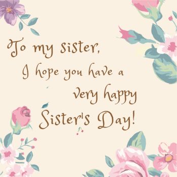 روز جهانی خواهر مبارک
