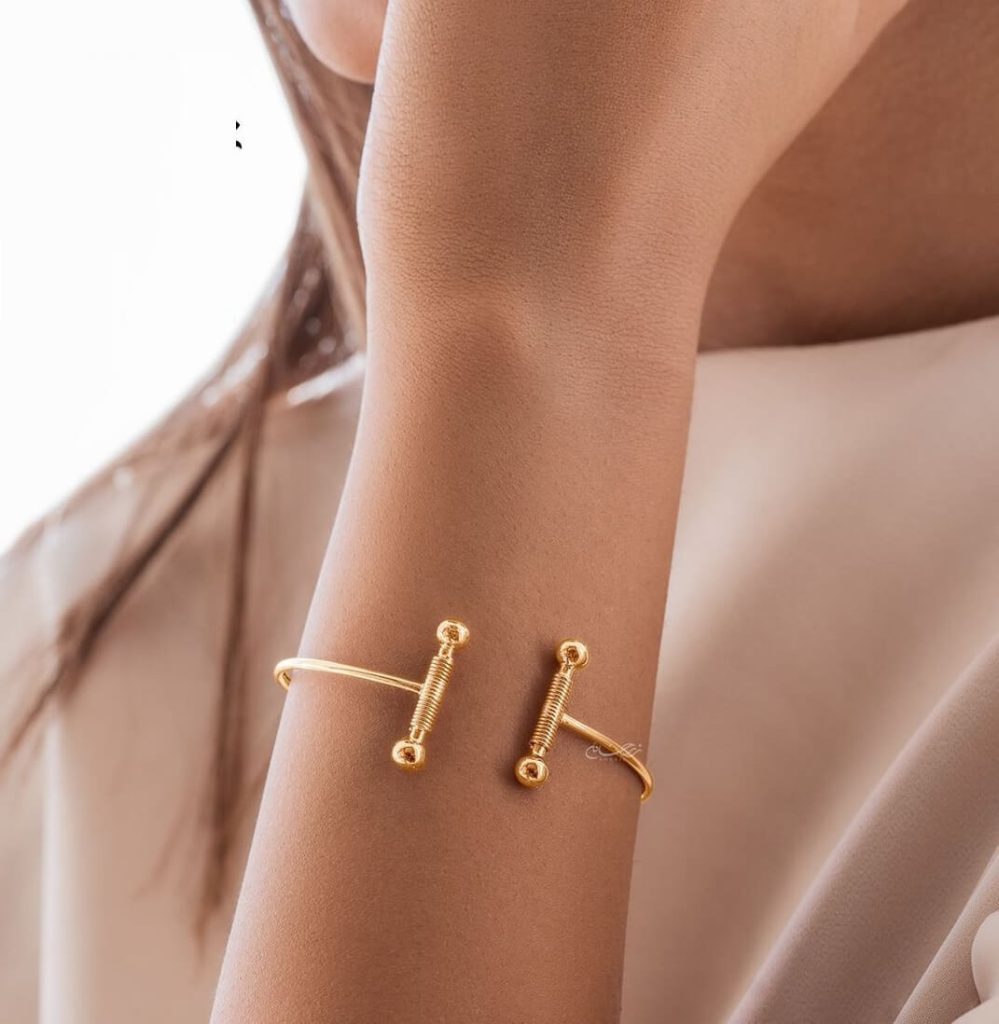 مدل دستبند بنگل طلا زنانه