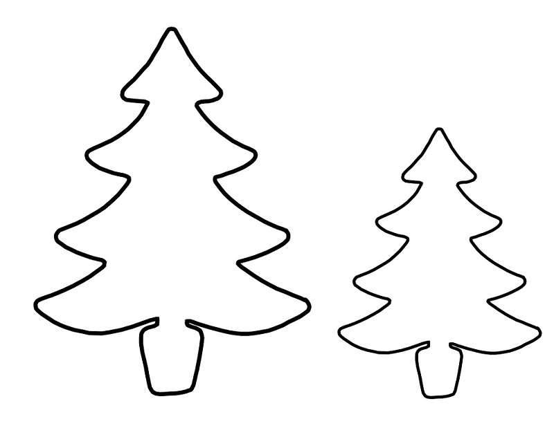 نقاشی درخت کریسمس برای کودکان