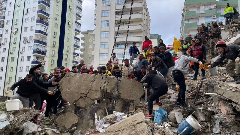 تصاویر خرابی ها زلزله ترکیه