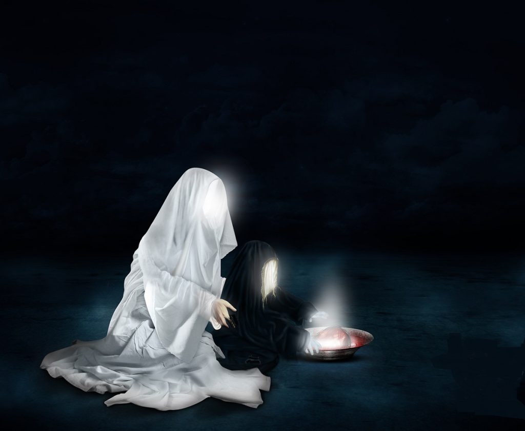 متن احوالات حضرت رقیه در خرابه شام ترکی / حرف های حضرت رقیه با دختر یزید به ترکی