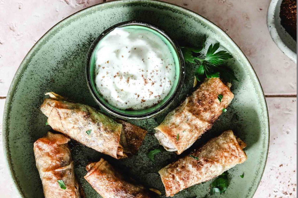 طرز تهیه رول سوخاری پنیری برای 2 نفر