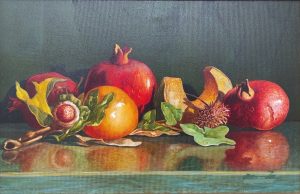 نقاشی انار ساده، کودکانه و زیبا