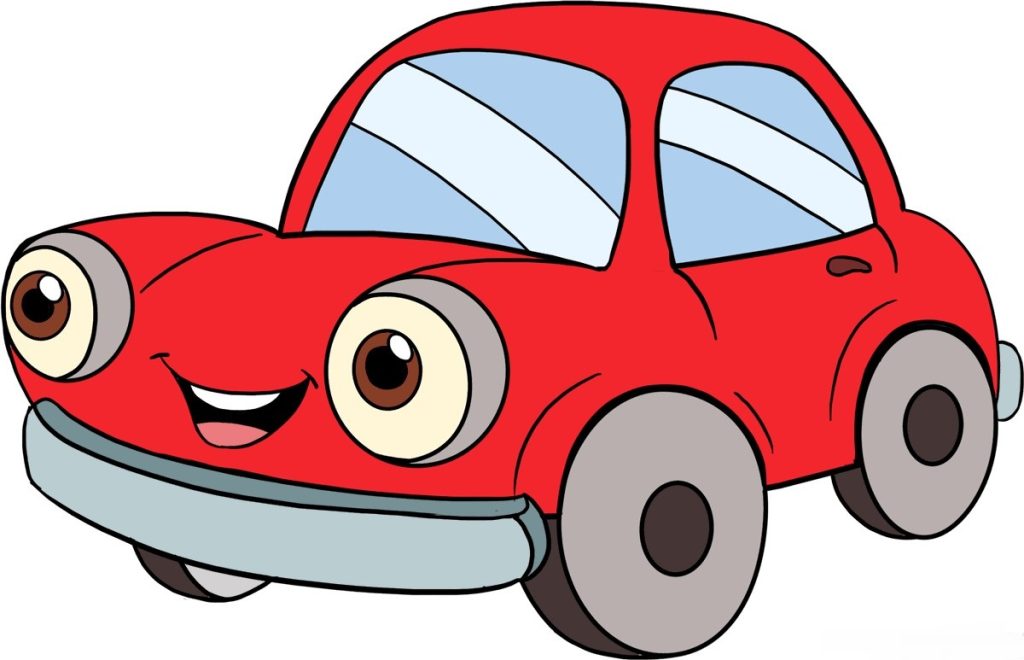 نقاشی ماشین کودکانه مرحله به مرحله