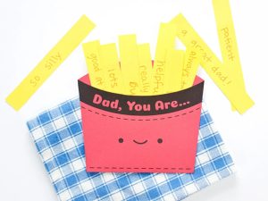 کاردستی برای روز پدر کودکانه، با وسایل دور ریختنی و کاغذ رنگی